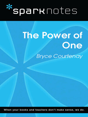 The Power of One (SparkNotes Literature Guide) - ebook